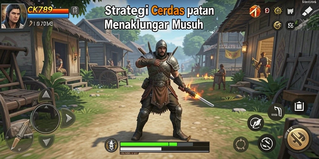 Tangkapan layar CK789 menampilkan aksi pertempuran strategis yang mendebarkan.