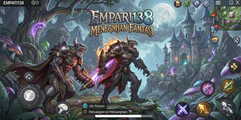 Screenshot utama EMPATI138 menampilkan momen mendebarkan di tengah petualangan.