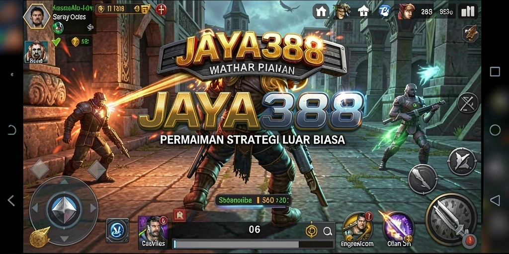 Screenshot utama JAYA388 yang menunjukkan gameplay strategi yang menarik.