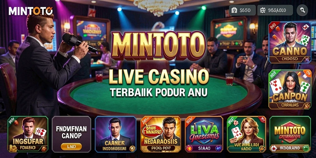 Gameplay Live Casino yang mengasyikkan di MINTOTO, dealer profesional dan permainan menarik.