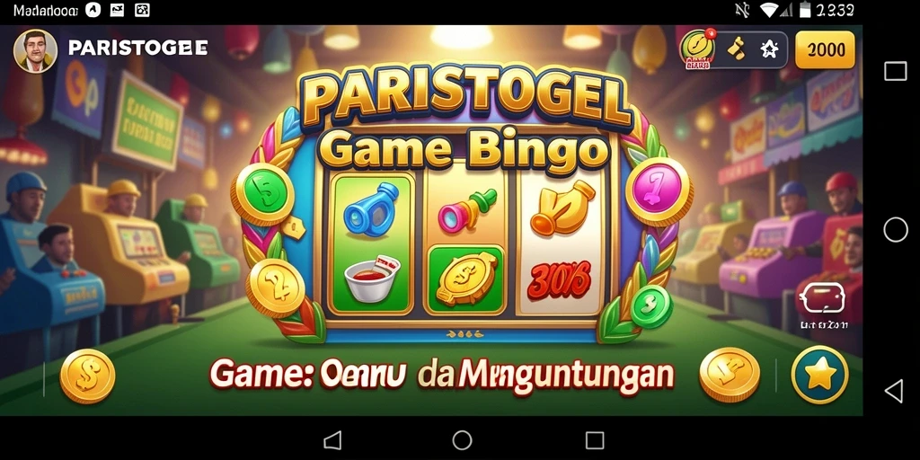 Tampilan menarik gameplay Bingo yang penuh warna.
