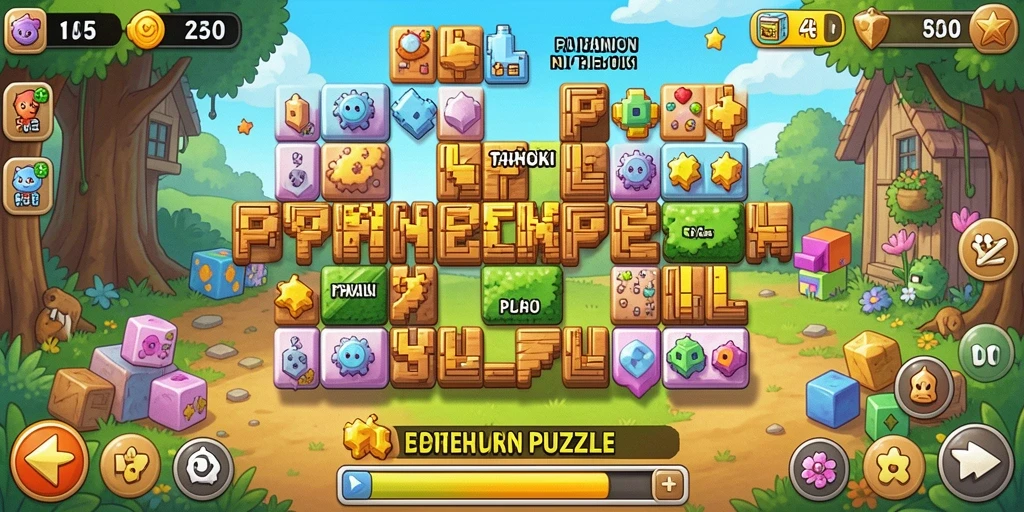 Tampilan gameplay PPHOKI yang seru dan menantang puzzle.