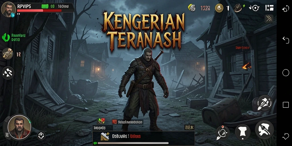 Menampilkan gameplay menyeramkan dengan suasana mencekam yang menegangkan.
