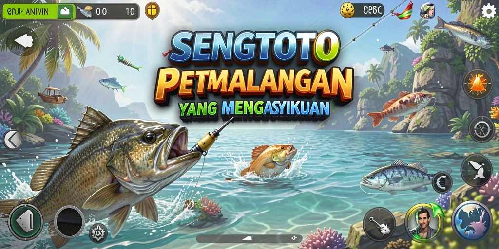 Screenshot SENGTOTO menampilkan aksi memancing yang seru dan menarik.