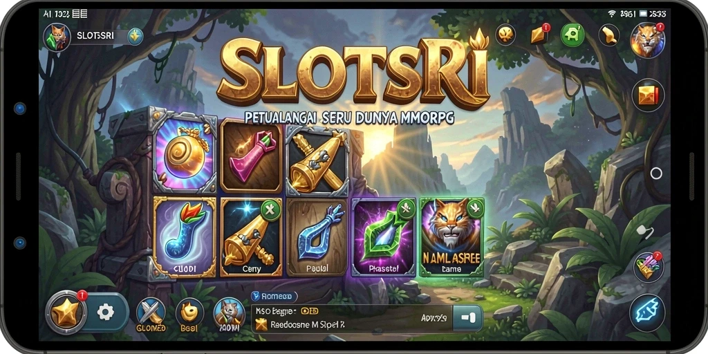 Tampilan gameplay menarik dalam SLOTSRI dengan pertarungan seru dan grafik menakjubkan.