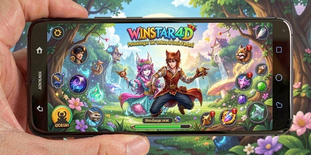 Tampilan gameplay WINSTAR4D yang memikat dalam petualangan seru.
